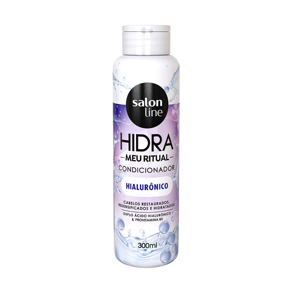 Kit Salon Line Shampoo + Condicionador Hidra Ácido Hialurônico 300ml