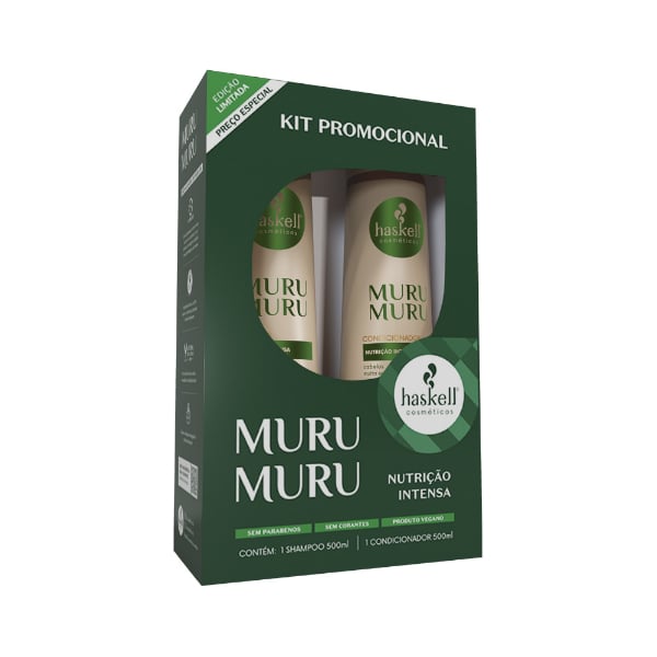 Kit Haskell Shampoo + Condicionador Murumuru 500ml