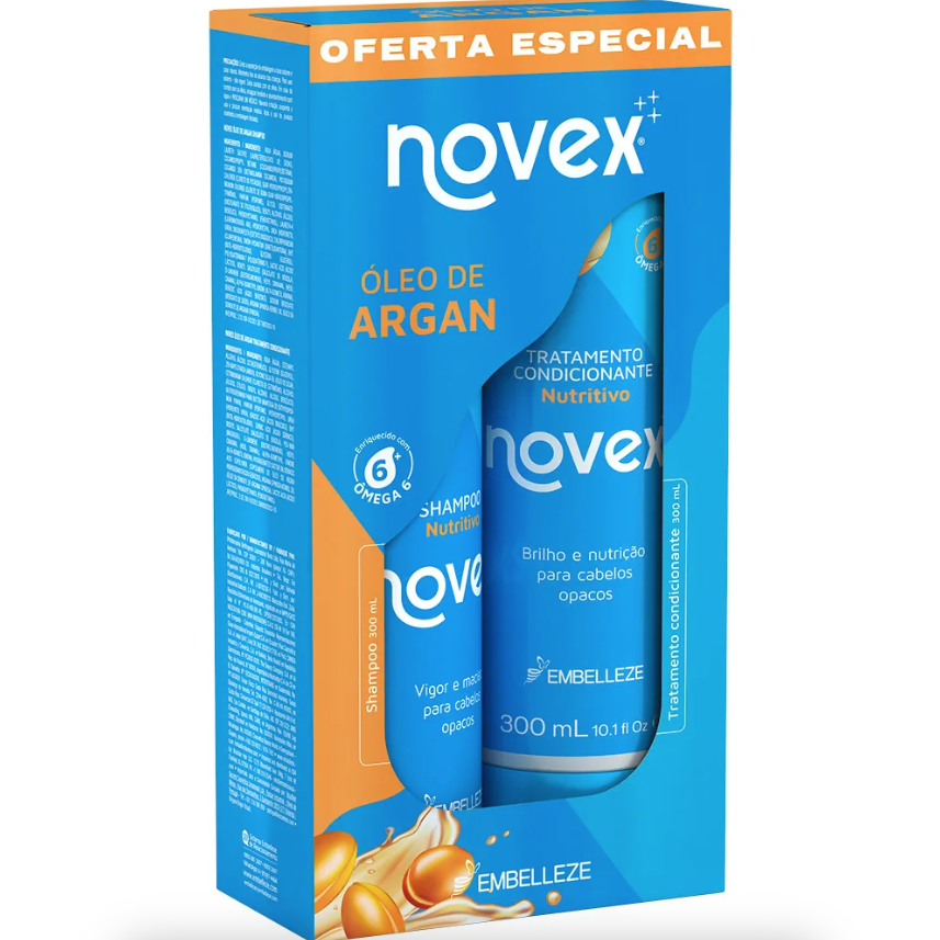 Kit Embelleze Vitay Novex Óleo de Argan Shampoo + Condicionador
