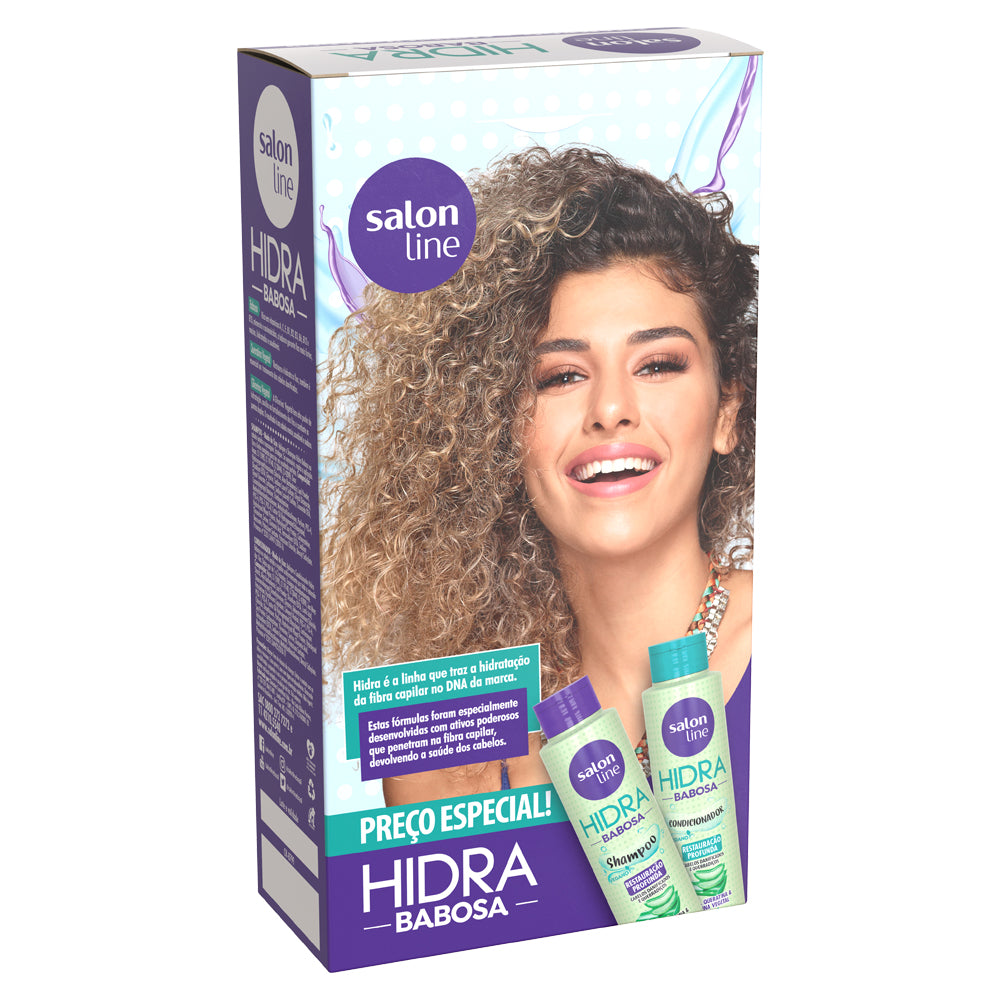 Kit Salon Line Shampoo + Condicionador Hidra Babosa 300ml