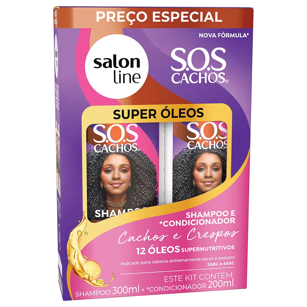 Shampoo Salon Line S.O.S Super Óleos 300ml