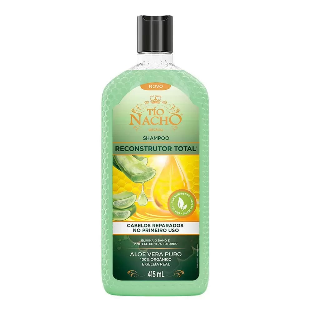 Kit Tio Nacho Shampoo 415ml + Condicionador 200ml Reconstrutor