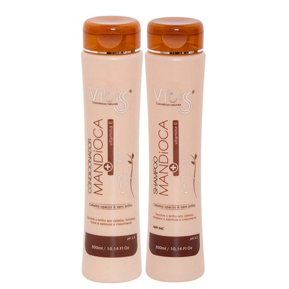 Kit Vitiss Shampoo + Condicionador Mandioca 2x500ml