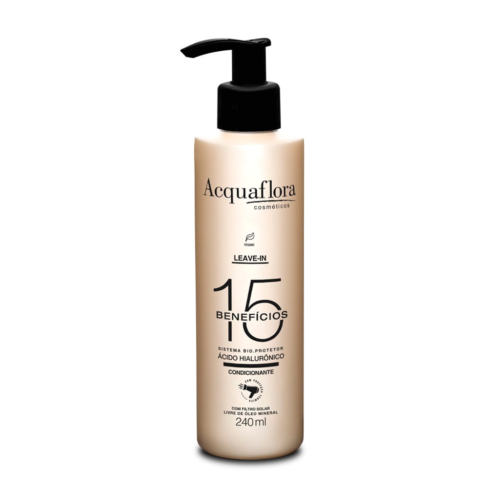Leave-in Condicionante Acquaflora 15 Benefícios 240ml