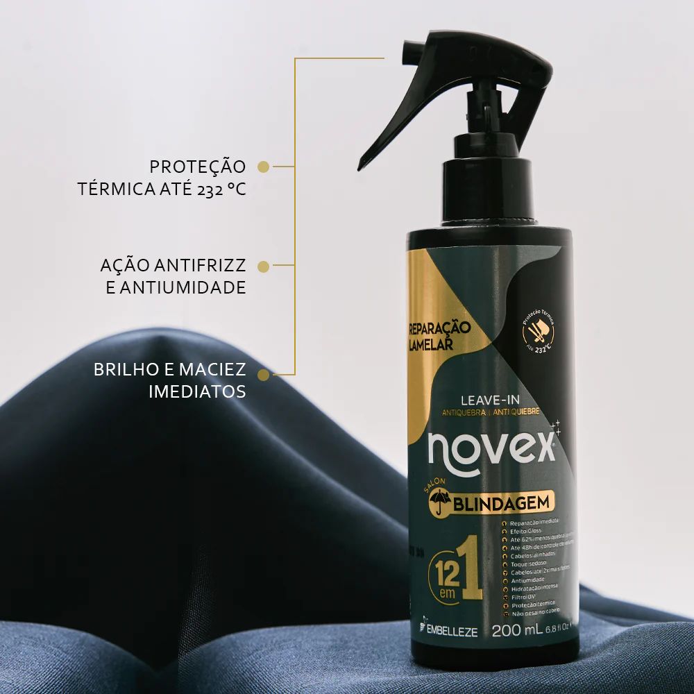 Creme de Tratamento Embelleze Novex Blindagem 12 em 1 200ml