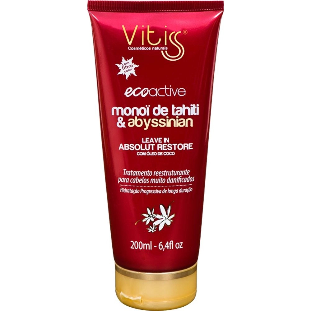 Leave-in Vitiss Eco Active Monoï de Tahiti & Abyssinian 200ml