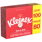Lenço de Papel Kleenex Box Leve 100 Pague 80
