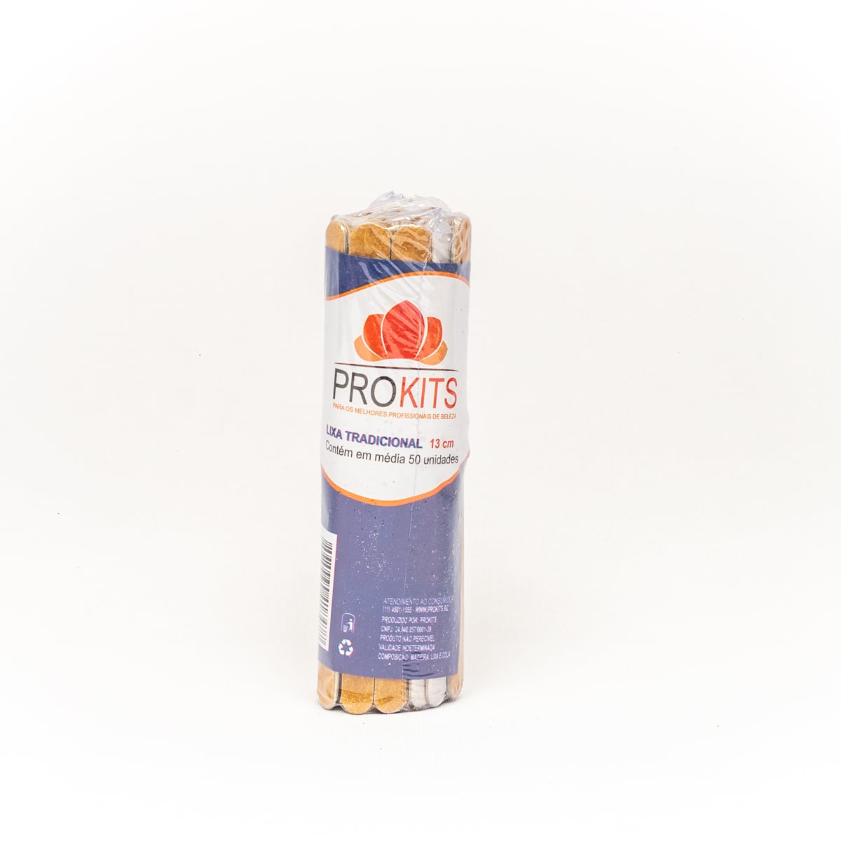 Lixa de Unha Prokits Pacote 13cm 50 Unidades