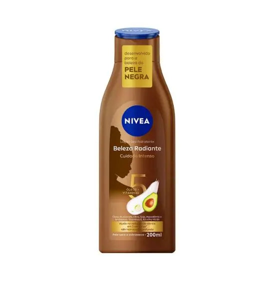 Hidratante Corporal Nivea Beleza Radiante Cuidado Intenso Pele Negra 200ml