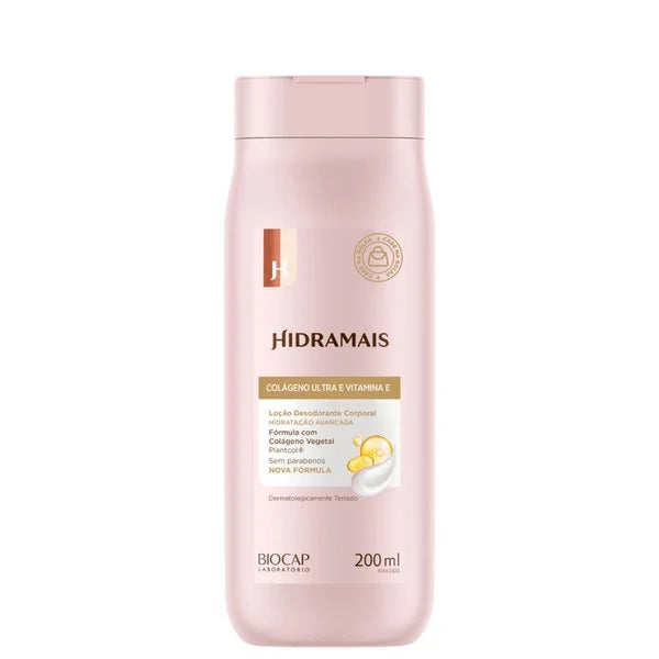 Loção Desodorante Corporal Hidramais Colágeno e Vitamina E 200 ml