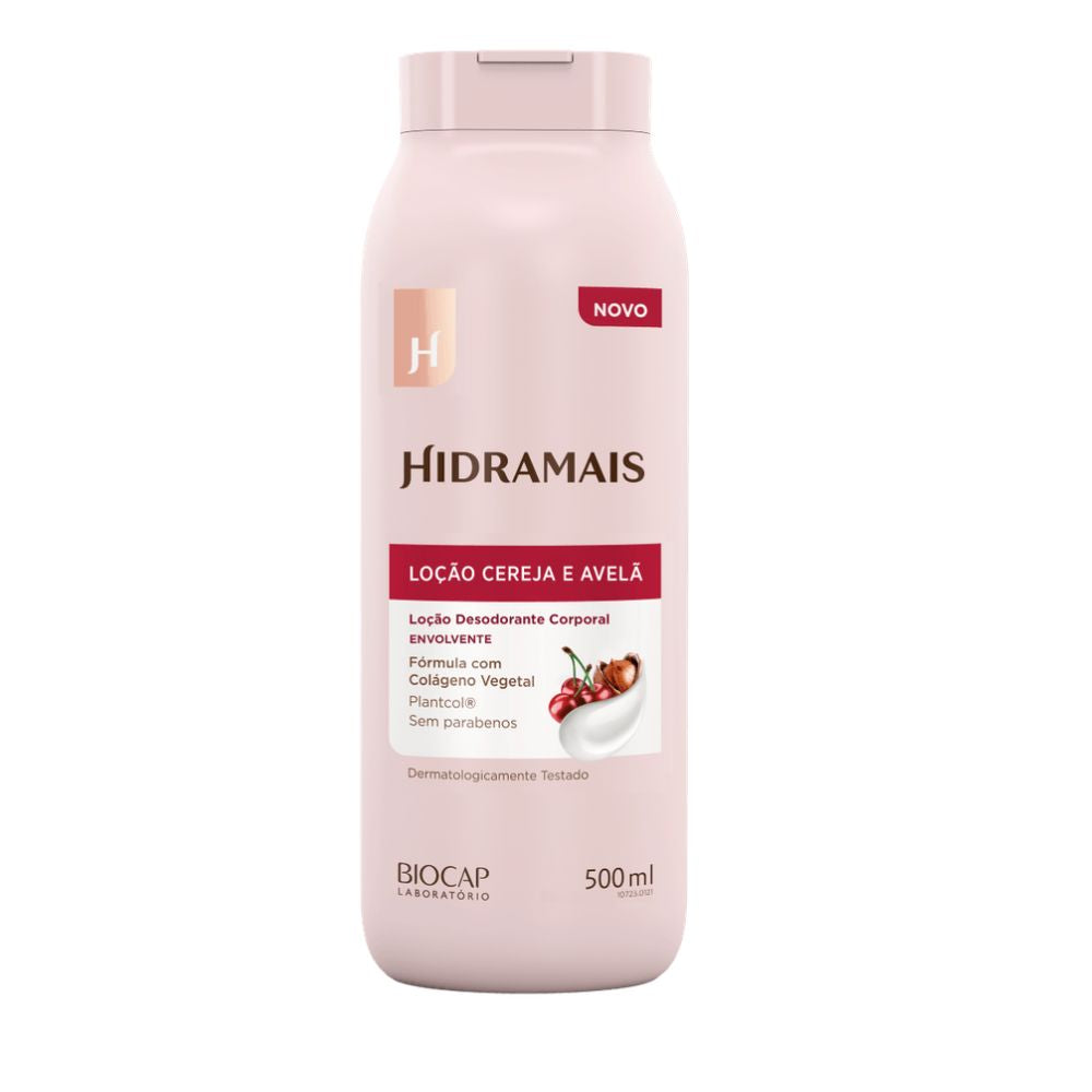 Loção Desodorante Corporal Hidramais Cereja e Aveia 500ml