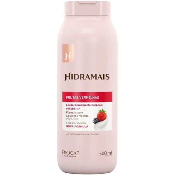 Loção Desodorante Corporal Hidramais Frutas Vermelhas 500ml