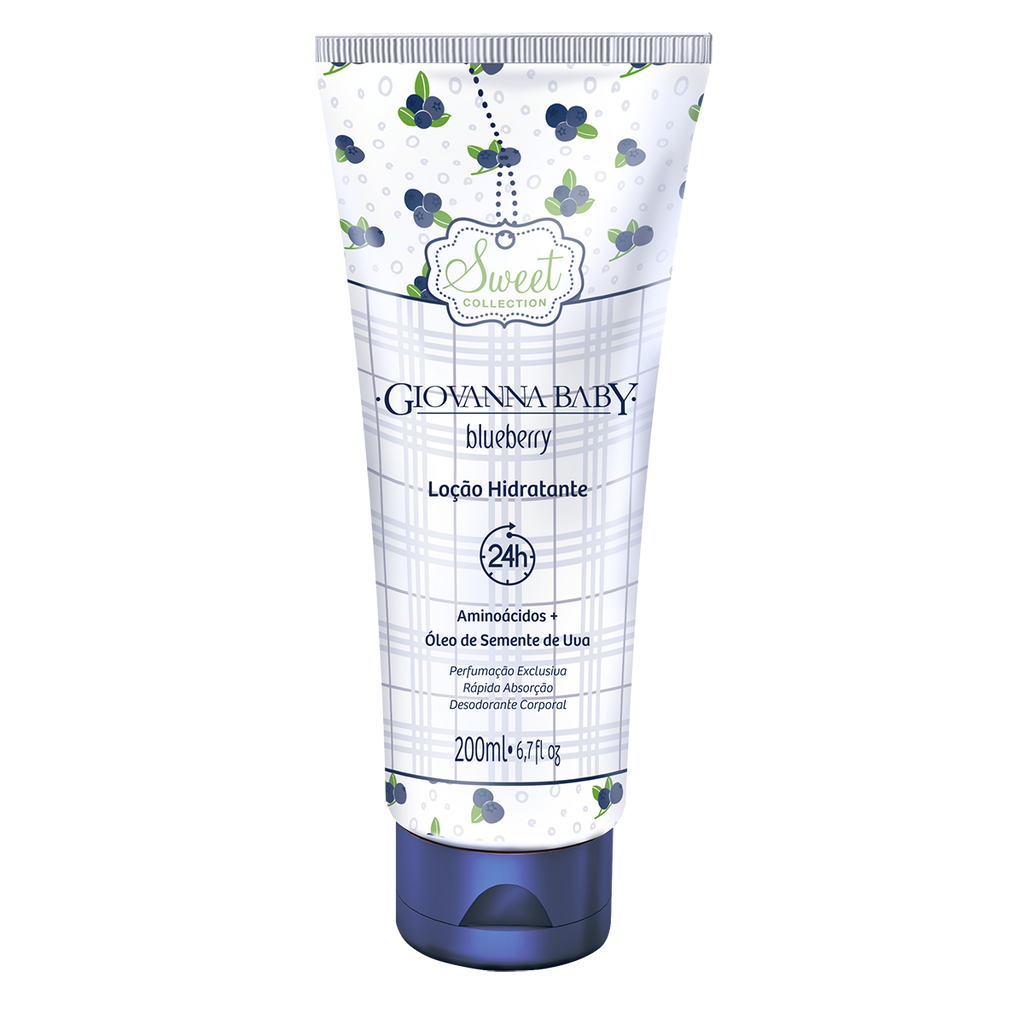 Loção Hidratante Giovanna Baby Blueberry 200 ml