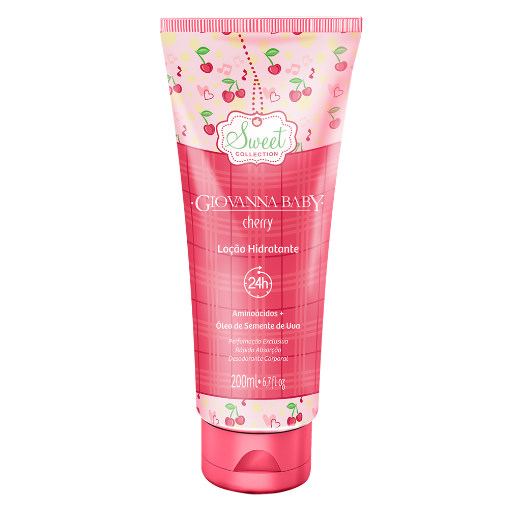 Loção Hidratante Giovanna Baby Cherry 200 ml