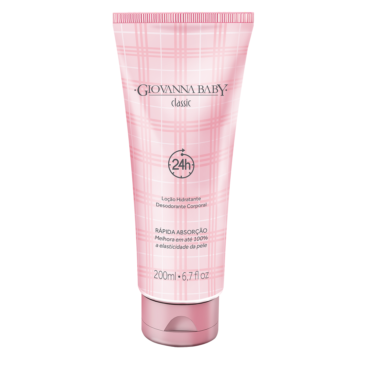 Loção Hidratante Giovanna Baby Rosa 200 ml