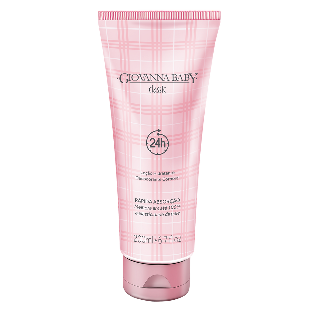 Loção Hidratante Giovanna Baby Rosa 200 ml