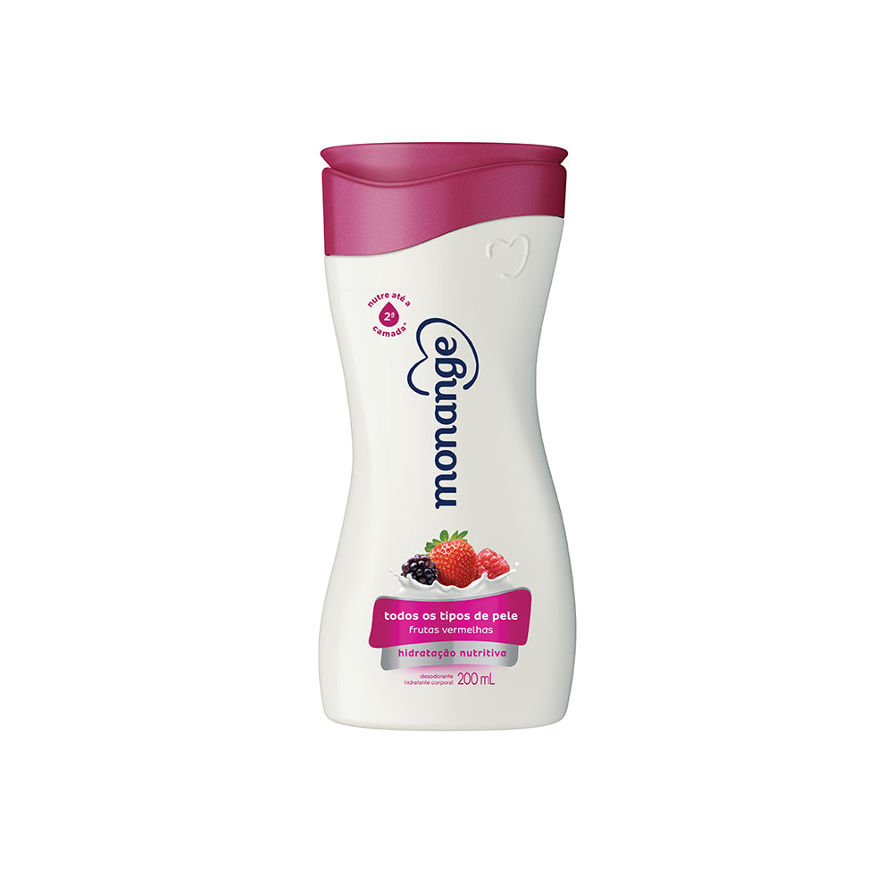 Loção Hidratante Monange Frutas Vermelhas 200 ml