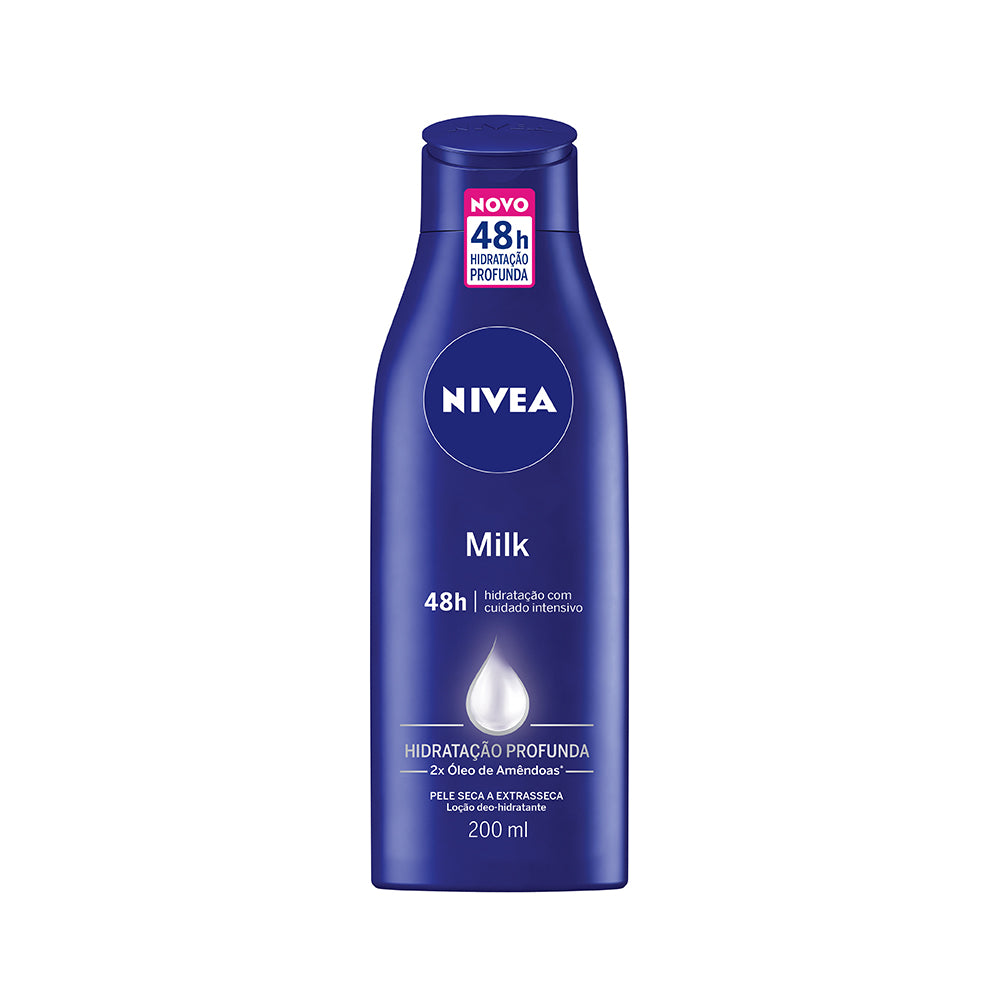Loção Hidratante Nivea Milk Extra Seca 200 ml