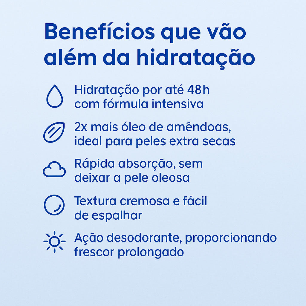 Loção Hidratante Nivea Milk Extra Seca 200 ml