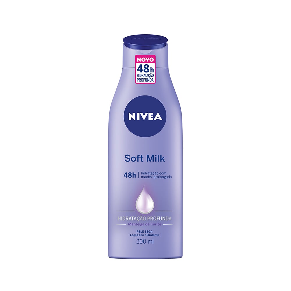 Loção Hidratante Nivea Soft Milk 200 ml