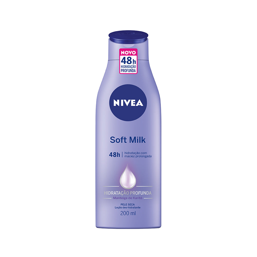 Loção Hidratante Nivea Soft Milk 200 ml