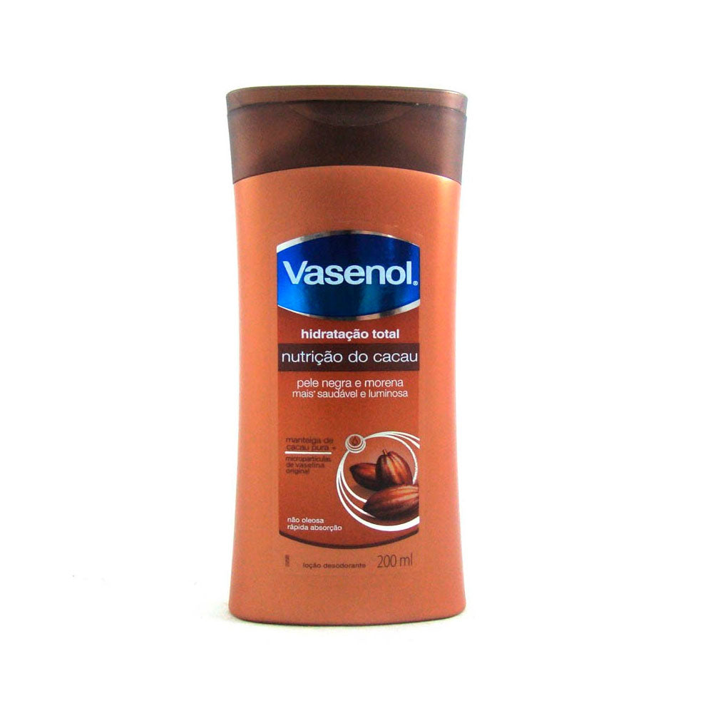 Loção Hidratante Vasenol Hidratação Total Nutrição do Cacau 200 ml