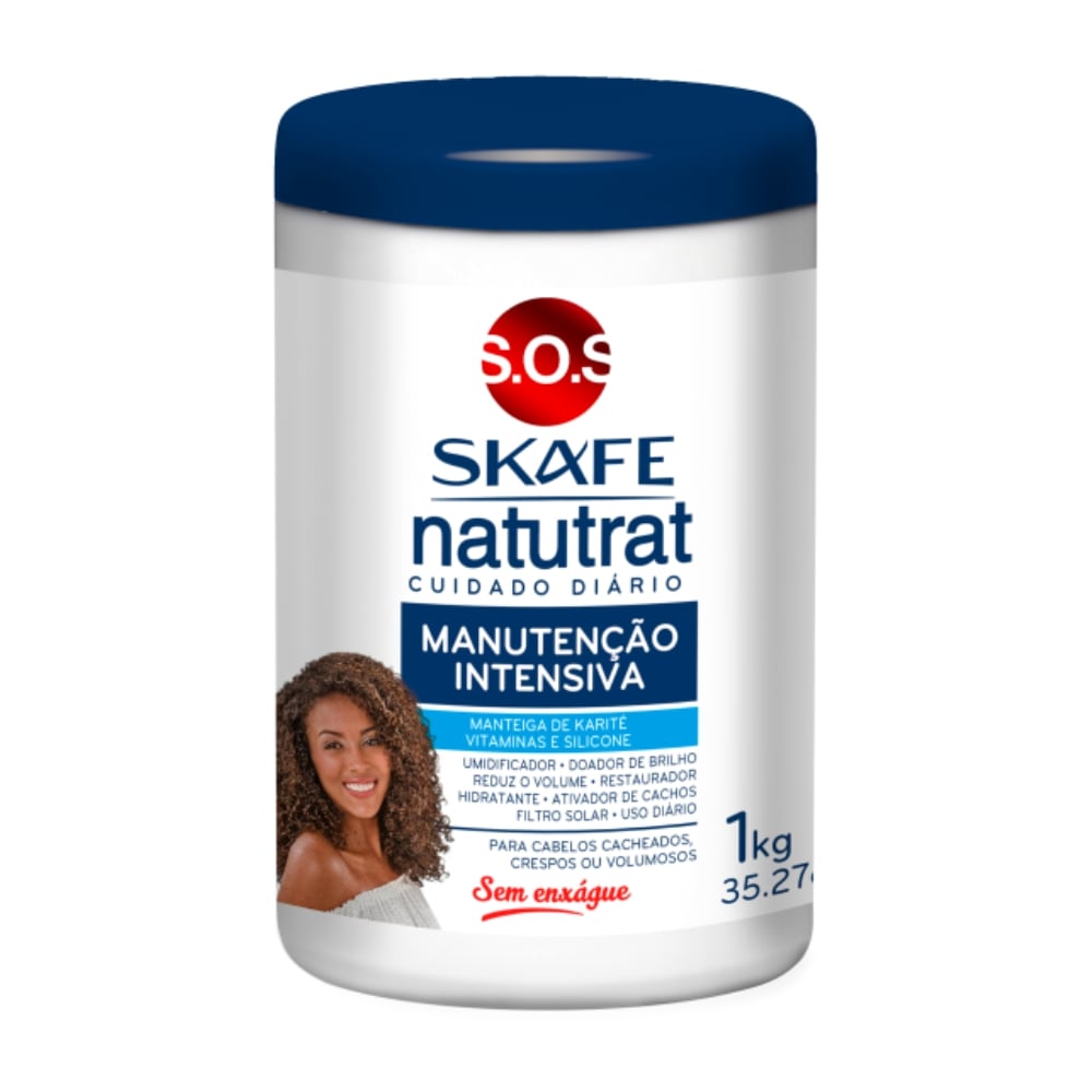 Creme de Manutenção Intensiva Skafe Natutrat SOS Cuidado Diário 1kg