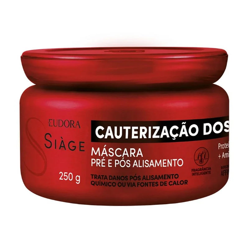 Máscara Capilar Eudora Siàge Cauterização dos Lisos 250 g