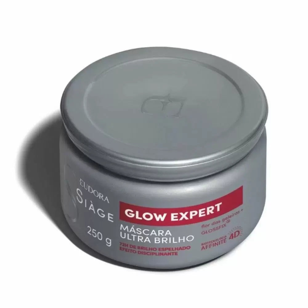 Máscara Capilar Eudora Siàge Glow Expert Ultra Brilho 250 g