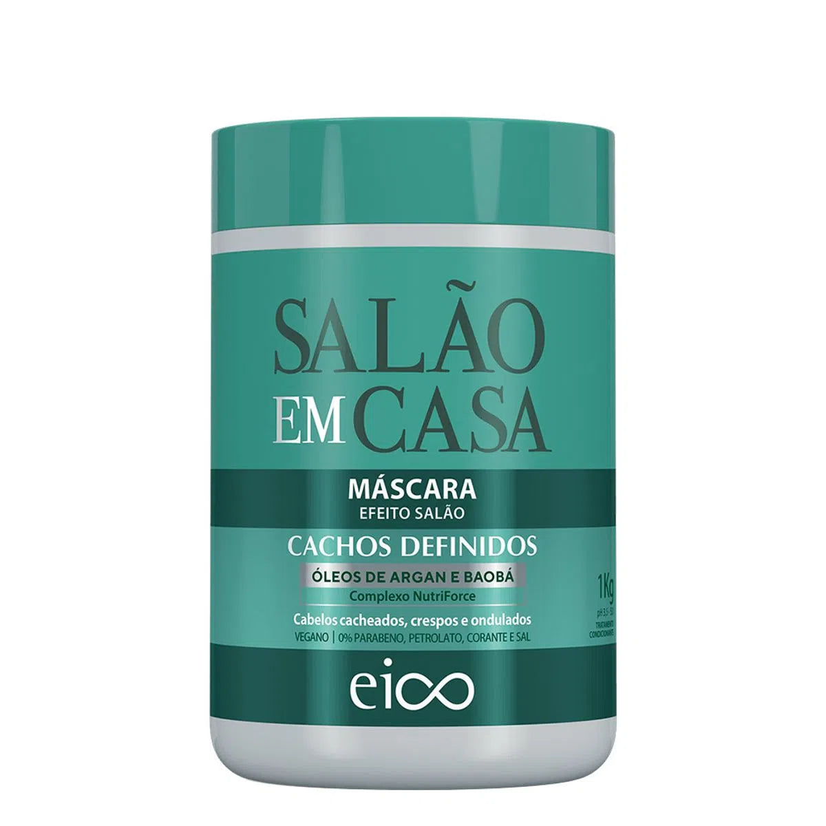 Máscara Eico Salão em Casa Cachos 1 kg Ref. 1001531