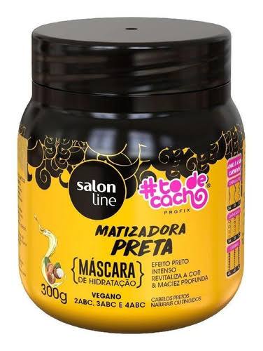 Máscara Matizadora Salon Line #ToDeCacho Preta 300 g