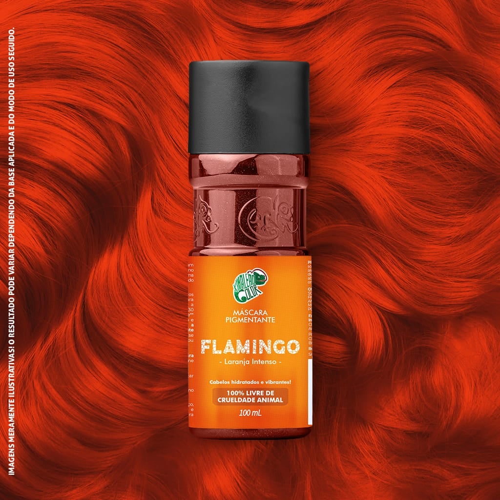 Máscara Pigmentante Kamaleão Color Flamingo 100 ml