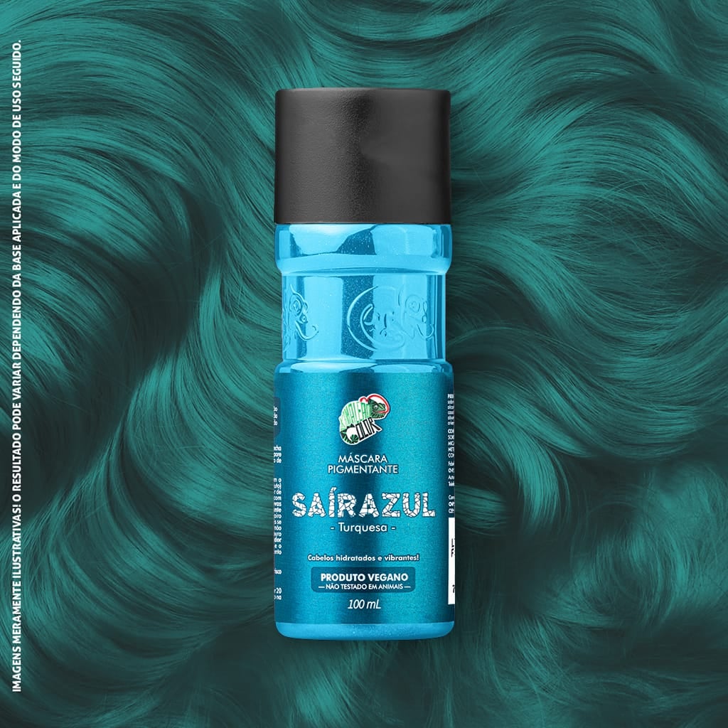 Máscara Pigmentante Kamaleão Color Saíra Azul 100 ml