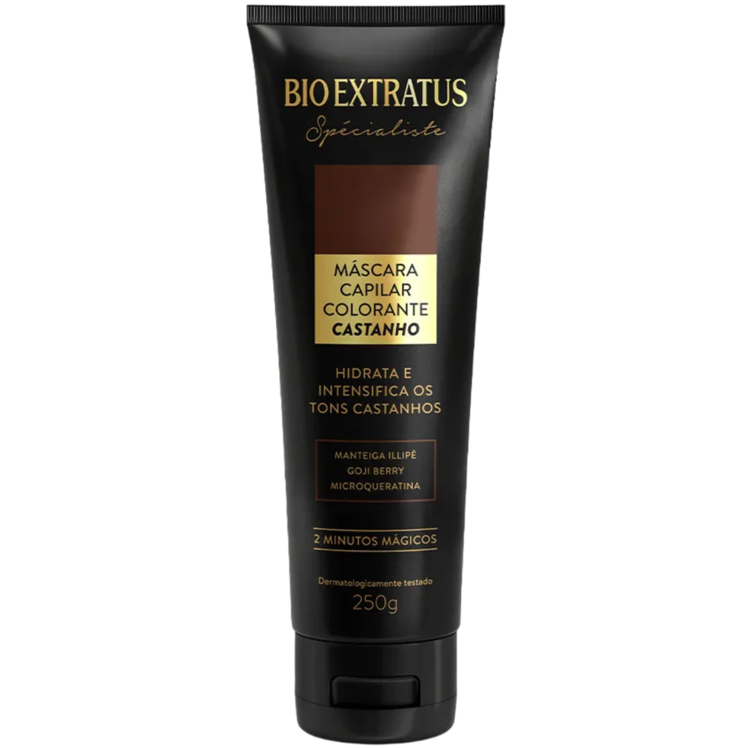 Máscara Colorante Bio Extratus Castanho 250 g