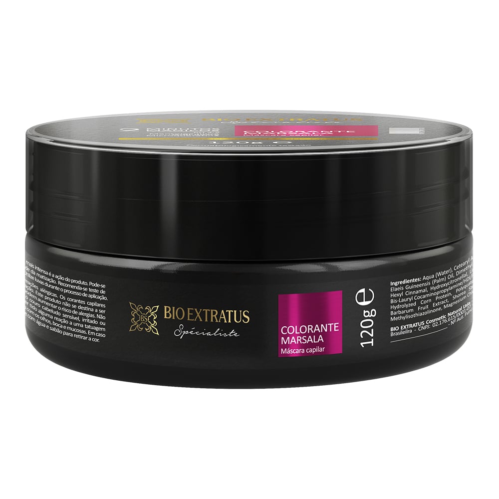 Máscara Colorante Bio Extratus Marsala 120 g