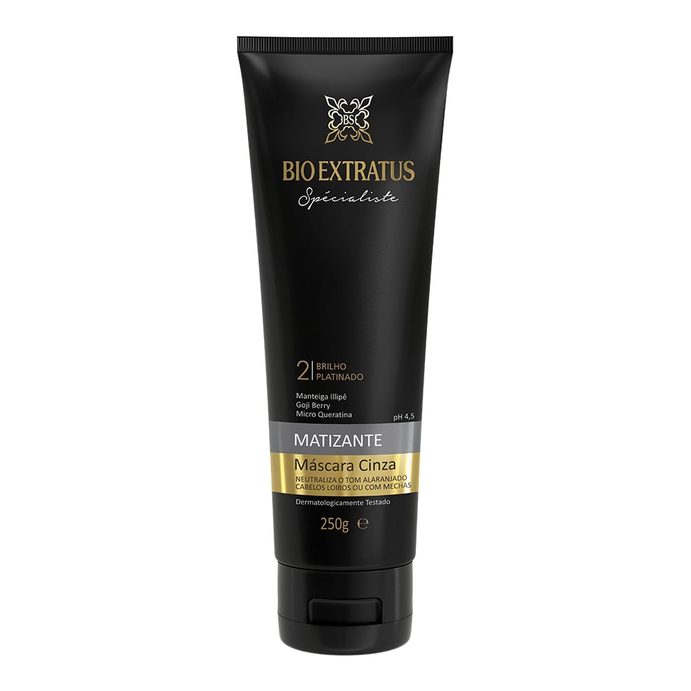 Máscara Bio Extratus Spécialiste Matizante Cinza 250 g