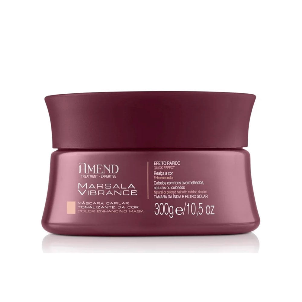 Máscara Capilar Amend Vibrance Marsala 300g