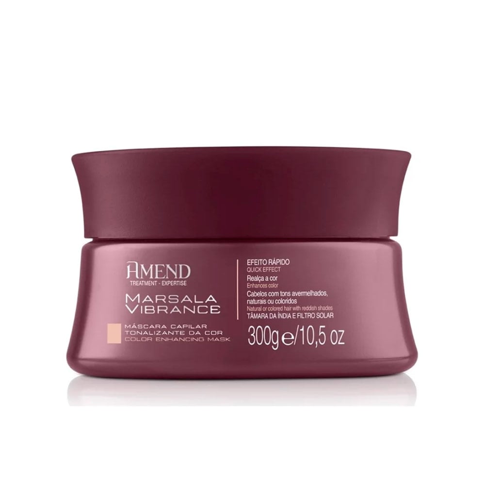 Máscara Capilar Amend Vibrance Marsala 300g