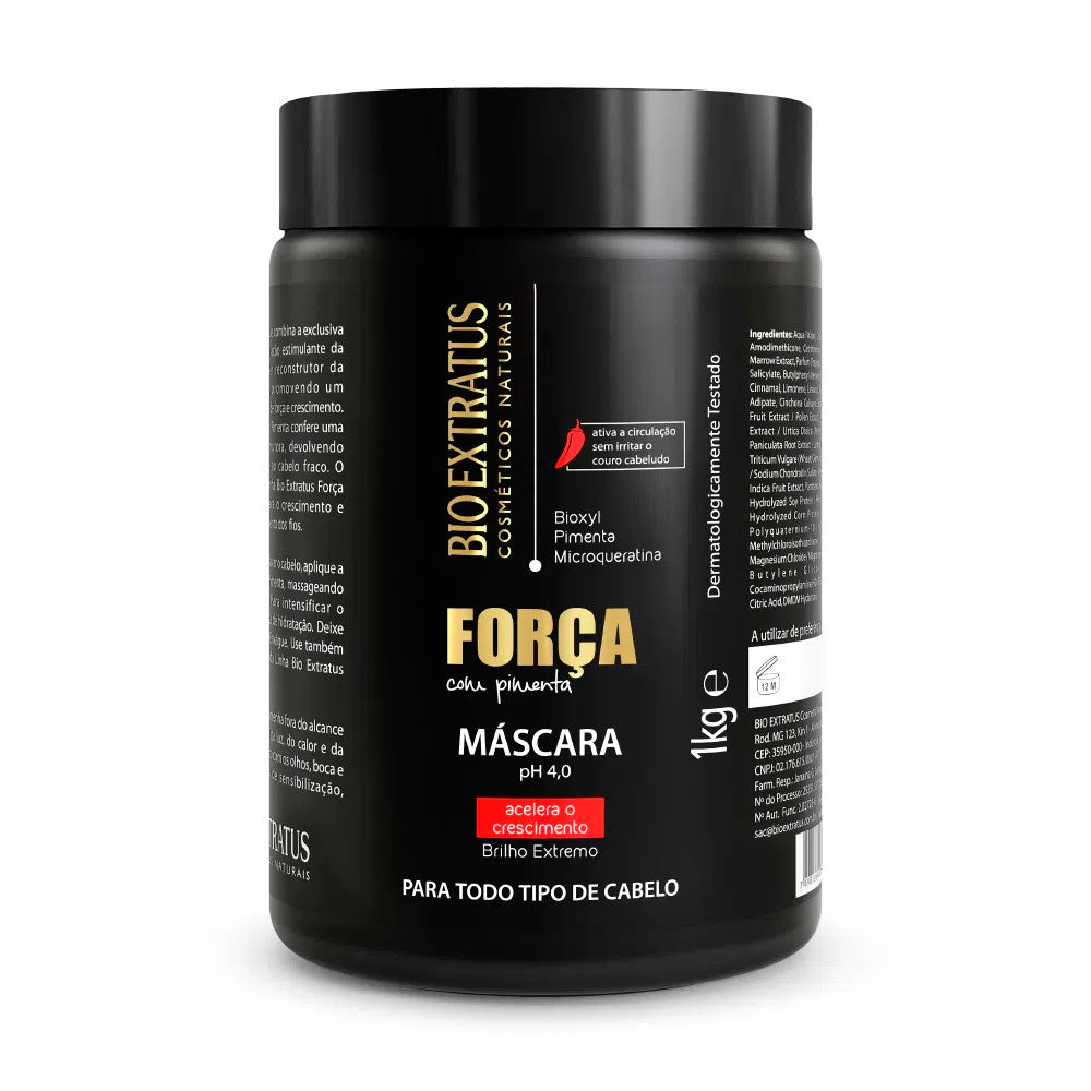 Máscara Capilar Bio Extratus Força com Pimenta 1 kg
