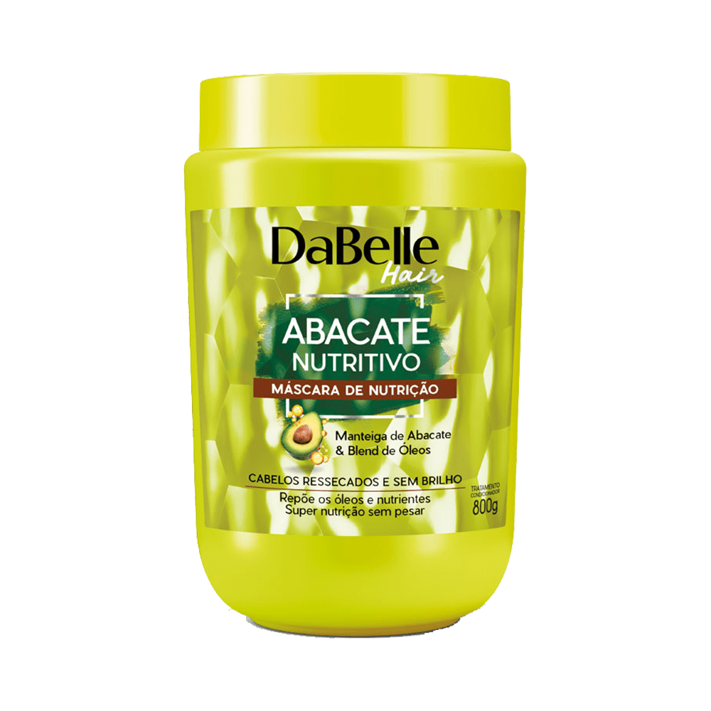 Máscara Capilar DaBelle Abacate Nutritivo 800g