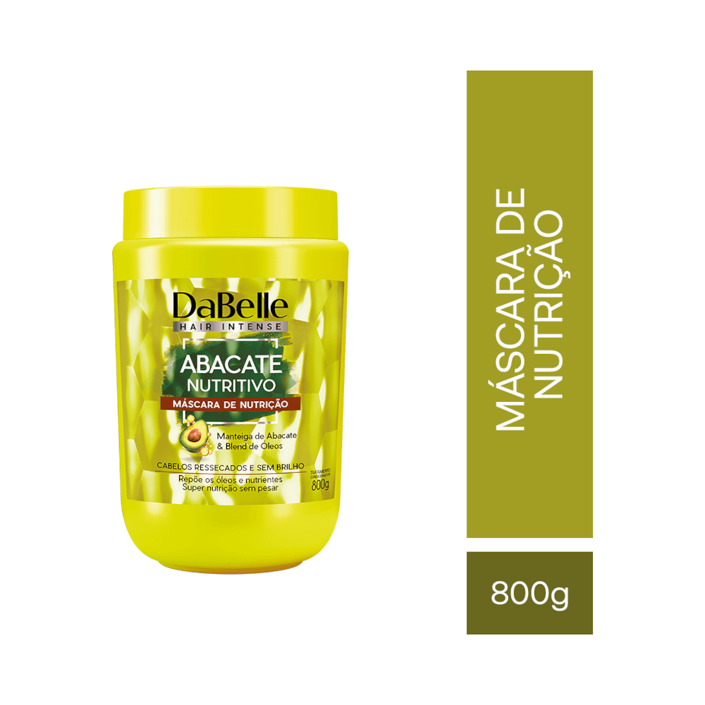 Máscara Capilar DaBelle Abacate Nutritivo 800g