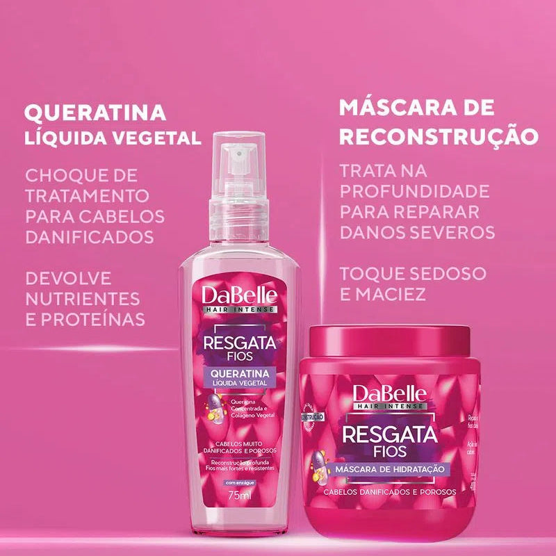 Máscara Capilar DaBelle Resgata Fios 400 g