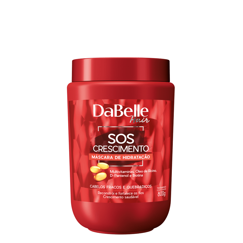 Máscara Capilar DaBelle SOS Crescimento 800g