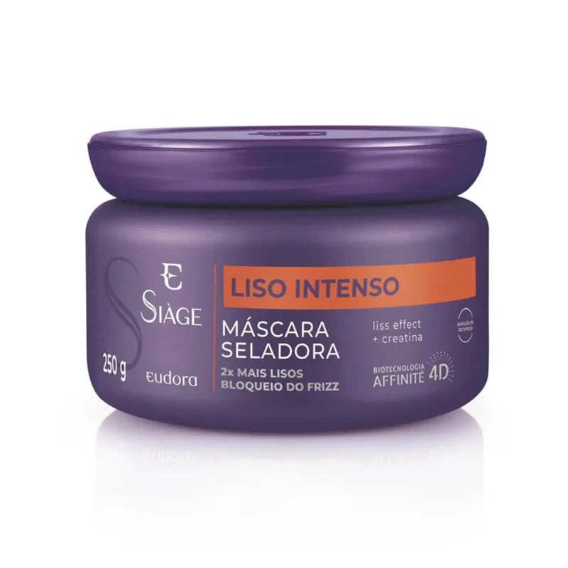 Máscara Capilar Eudora Siàge Liso Intenso 250 g