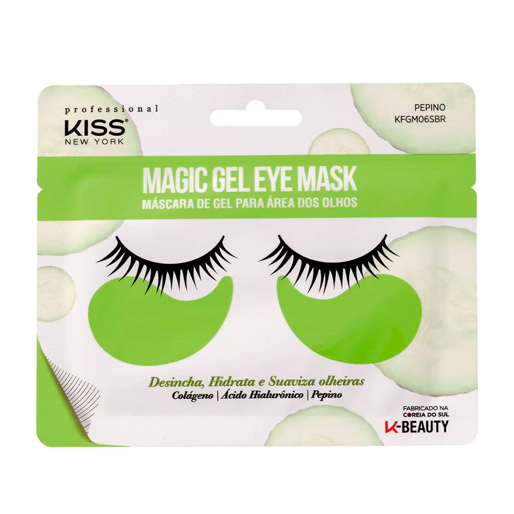 Máscara em Gel Kiss New York Magic Pepino para Área dos Olhos 20 g