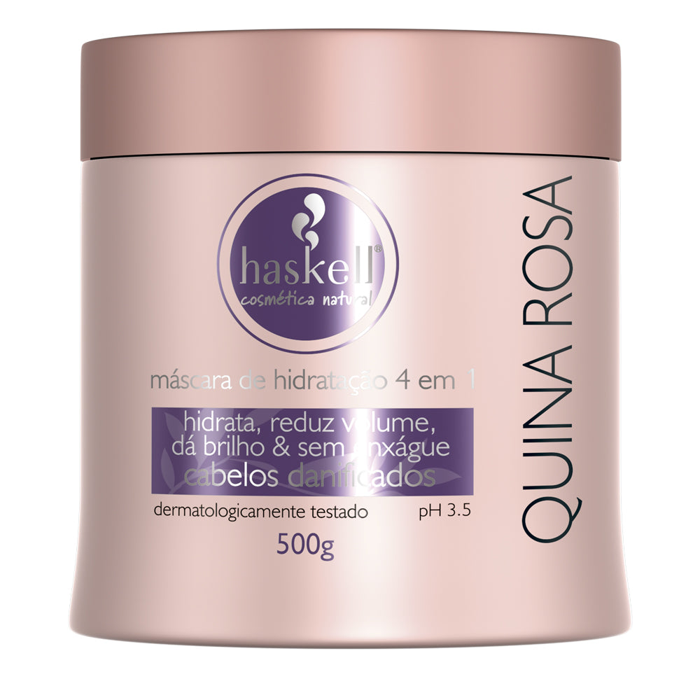 Máscara de Hidratação Haskell Quina Rosa 500g