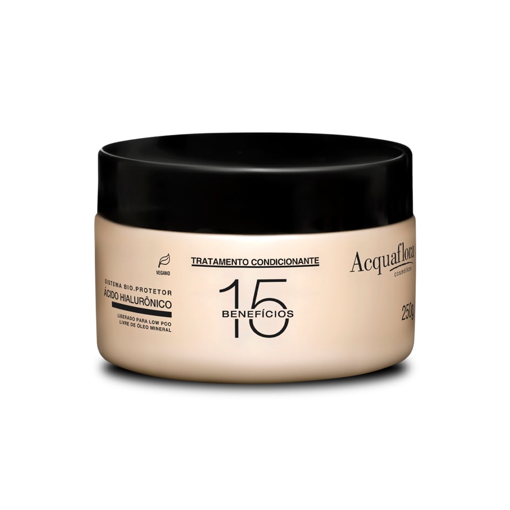 Máscara de Tratamento Acquaflora Condicionante 15 Benefícios 250 g
