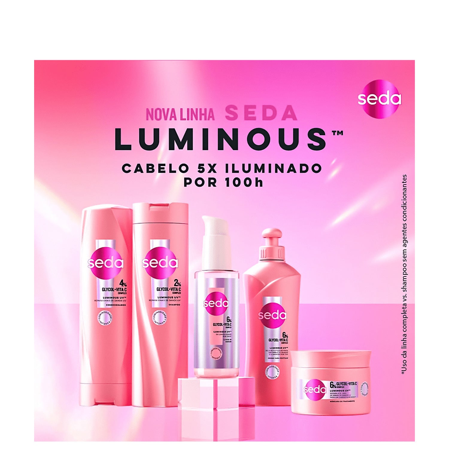 Máscara de Tratamento Seda Luminous UV 300 g