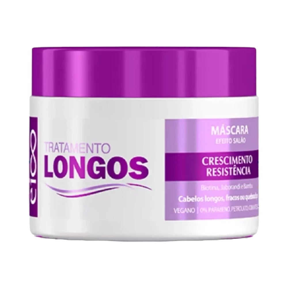 Máscara Eico Efeito Salão Cabelos Longos 270 g