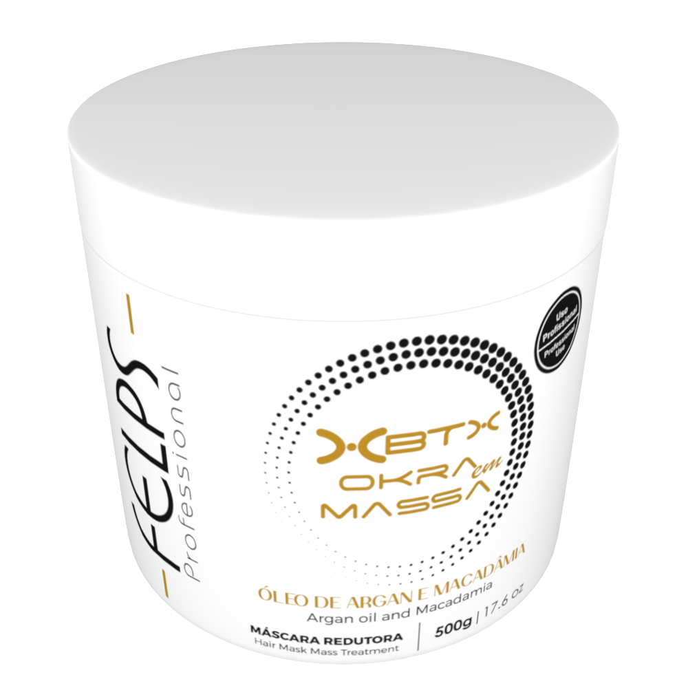 Máscara Redutora Felps Xbtx Quiabo Óleo de Argan e Macadâmia 500g